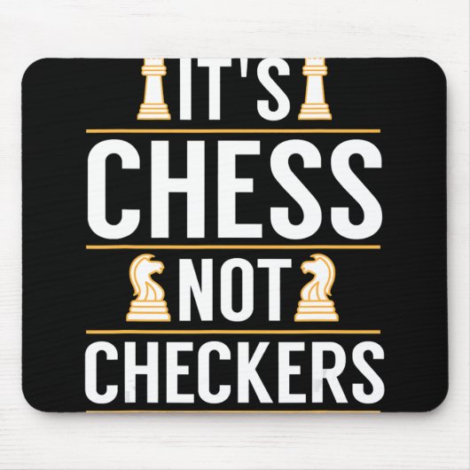 cool sein Schach nicht Schachbretter Schachbretter Mousepad (Vorne)