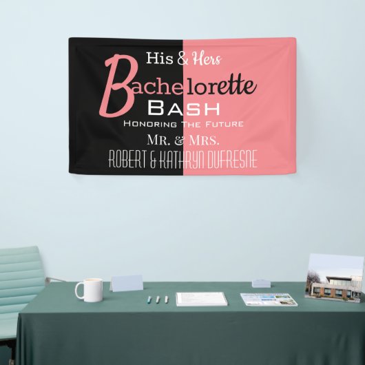 Cool Seiner & ihrer Combo Bachelor/ette Personalis Banner (Messeveranstaltung)