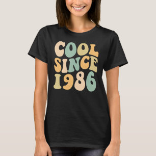 Cool seit 1986 Retro Birthday 1986 Geburtstag T-Shirt