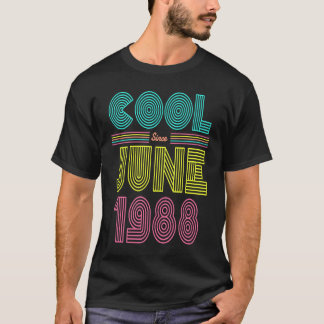 Cool seit Juni 1988 35. Geburtstagsparty Frauen T-Shirt