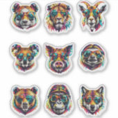 Cool Shades Animal Squad Aufkleber (Vorderseite)