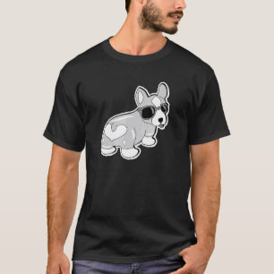 Cool Shades Corgi Hintern Limited Edition Schwarz T-Shirt