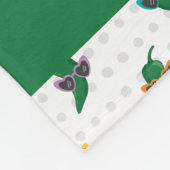 Cool Shades Green Chile Muster Fleecedecke (Ecke)