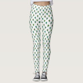 Cool Shades Green Chile Muster Leggings (Vorderseite)