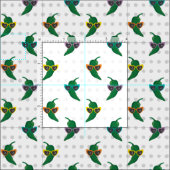 Cool Shades Green Chile Muster Stoff (Kachel)