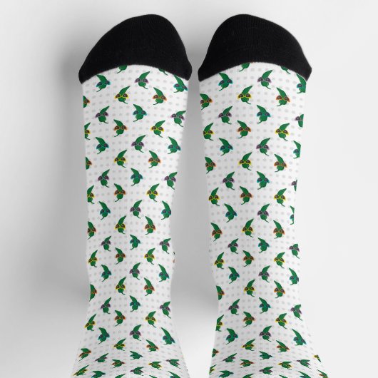 Cool Shades Green Chile Pattern Socks Socken (Oben)