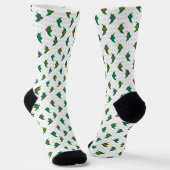 Cool Shades Green Chile Pattern Socks Socken (Gewinkelt)