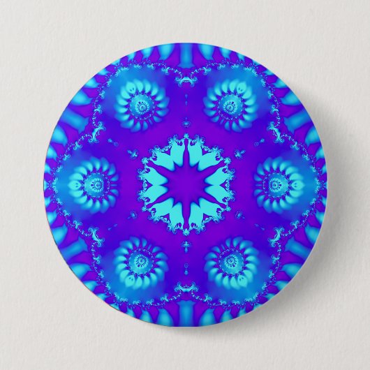 COOL! ~ Shades of Lila and Blue ~ Button (Vorderseite)