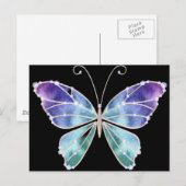 Cool Shades Rainbow Wings Butterfly Postkarte (Vorne/Hinten)