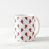 Cool Shades Red Chile Pattern Kaffeetasse (VorderseiteRechts)