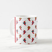 Cool Shades Red Chile Pattern Kaffeetasse (Vorderseite Links)