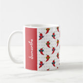 Cool Shades Red Chile Pattern Kaffeetasse (Links)