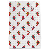 Cool Shades Red Chile Pattern Mittlere Geschenktüte (Rückseite)