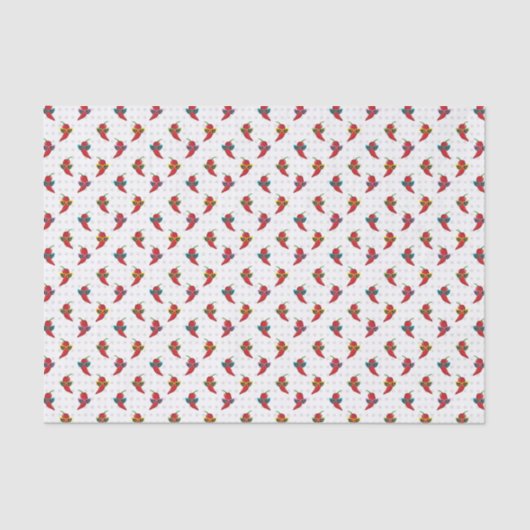 Cool Shades Red Chile Pattern Seidenpapier (Vorderseite)