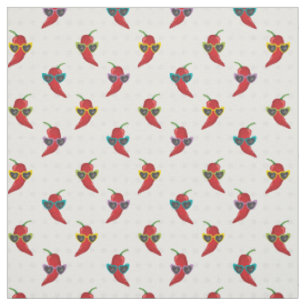 Cool Shades Red Chile Pattern Stoff