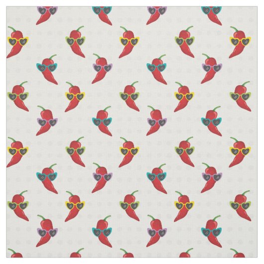 Cool Shades Red Chile Pattern Stoff (Muster)