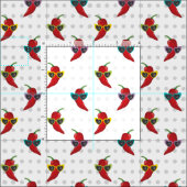 Cool Shades Red Chile Pattern Stoff (Kachel)