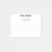 Cool shadow name blue notes post-it klebezettel (Vorderseite)