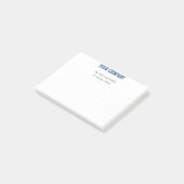 Cool shadow name blue notes post-it klebezettel (angewinkelt)