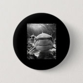 Cool Shark Animal Selfie Button (Vorderseite)