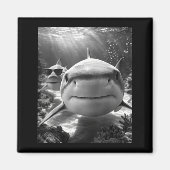 Cool Shark Animal Selfie  Magnet (Vorne)