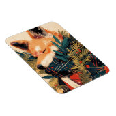 Cool Shiba Inu in Christmas Winter Magnet (Rechte Seite)