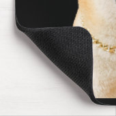 Cool Shiba Inu With Sungles And Gold Chain Sticker Mousepad (Ecke)