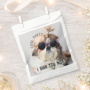 Cool Shih Tzu Nicht lustig niedliche Sonnenbrille Geschenktütchen
