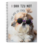 Cool Shih Tzu Nicht lustig niedliche Sonnenbrille  Notizblock (Vorderseite)