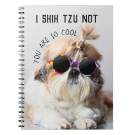 Cool Shih Tzu Nicht lustig niedliche Sonnenbrille  Notizblock