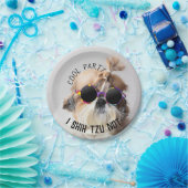 Cool Shih Tzu Sie Spaß niedliche Sonnenbrille Part Pappteller (Party)