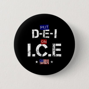 Cool-Shirt mit der Aufschrift Put Dei On Ice - Pro Button