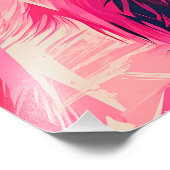 Cool Siberian Husky dog with sunglasses Fotodruck (Ecke)