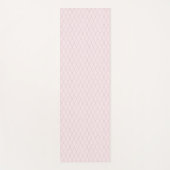 Cool Simple Pink Diamond Pattern Yogamatte (Vorderseite)