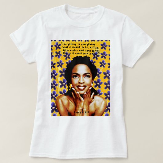 Cool Singer Funny Gift Lauryn Hills Fans T-Shirt (Design vorne)