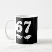 Cool Six Seven 6 7 Meme Gen Alpha Slang Kostüm Ma Kaffeetasse (Links)