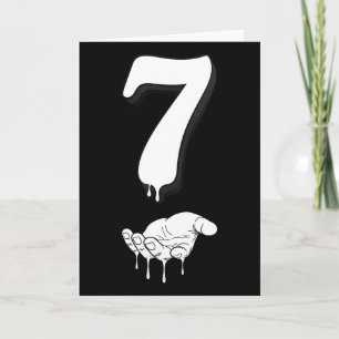 Cool Six Seven 6 7 Meme Gen Alpha Slang Kostüm Ma Karte