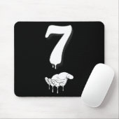 Cool Six Seven 6 7 Meme Gen Alpha Slang Kostüm Ma Mousepad (Mit Mouse)