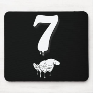 Cool Six Seven 6 7 Meme Gen Alpha Slang Kostüm Ma Mousepad