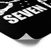 Cool Six Seven Number Gen Alpha Slang 6 7 Trending Poster (Ecke)