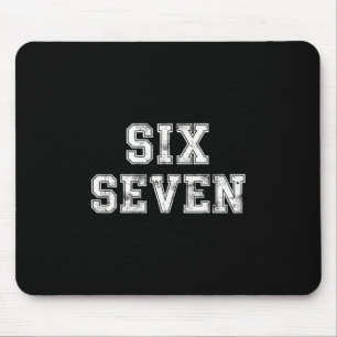 Cool Six Seven Zahl Gen Alpha Slang 6 7 Trend Mousepad
