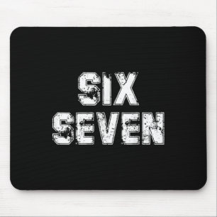 Cool Six Seven Zahl Gen Alpha Slang 6 7 Trend Mousepad