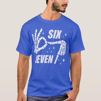Cool Six Seven Zahl Gen Alpha Slang 6 7 Trend T-Shirt