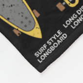 Cool Skateboard Art For Men Women Skateboarder Ska Fleecedecke (Ecke)