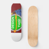 COOL! Skateboard Deck - 8 1/2" - Benutzerdefiniert (Vorderseite)