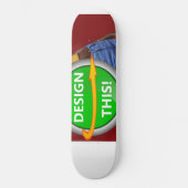 COOL! Skateboard Deck - 8 1/2" - Benutzerdefiniert (Vorderseite)