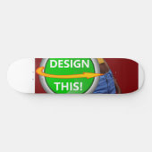 COOL! Skateboard Deck - 8 1/4" - Custom (Horizontal)