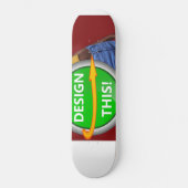COOL! Skateboard Deck - 8 1/4" - Custom (Vorderseite)