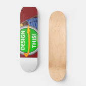 COOL! Skateboard Deck - 8 1/8" - Custom (Vorderseite)