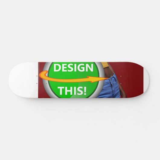 COOL! Skateboard Deck - 8" - Custom (Horizontal)